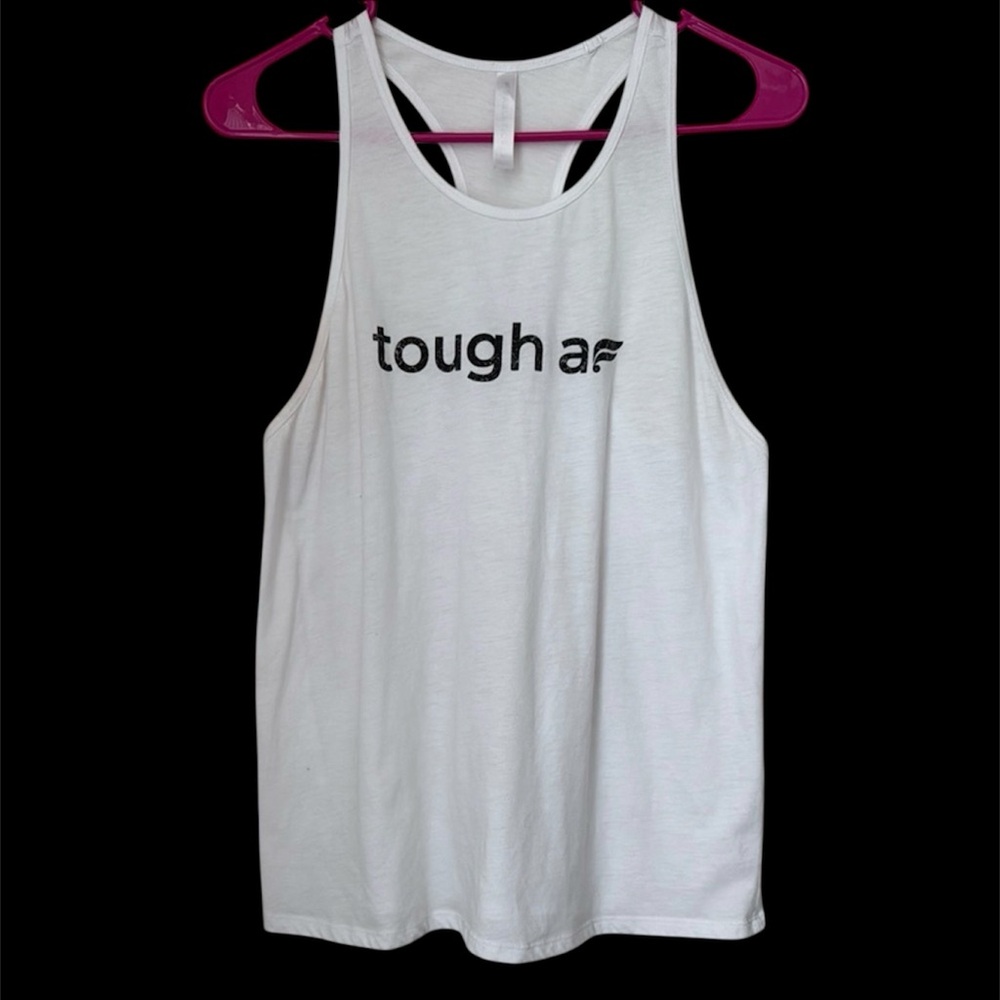 Fabletics Tough AF Logo Racerback Tank